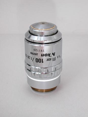 Nikon CFN Plan Fluor 100x Oil Microscope Objective